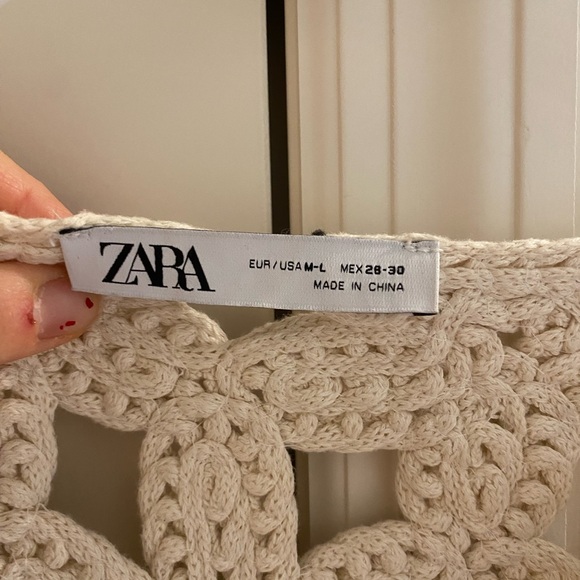 Zara knit woven cardigan - Picture 3 of 3